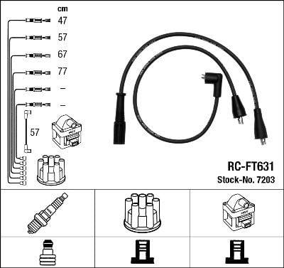 RC-FT631 ATEŞLEME KABLOSU