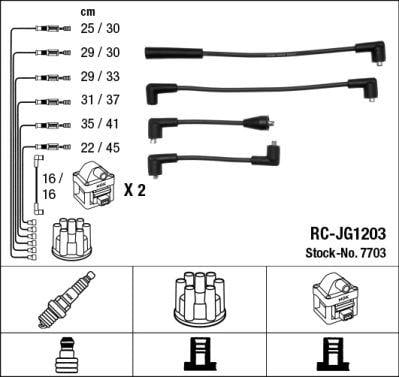 RC-JG1203 ATEŞLEME KABLOSU