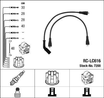 RC-LC616 ATEŞLEME KABLOSU