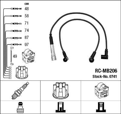 RC-MB206 ATEŞLEME KABLOSU