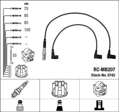 RC-MB207 ATEŞLEME KABLOSU