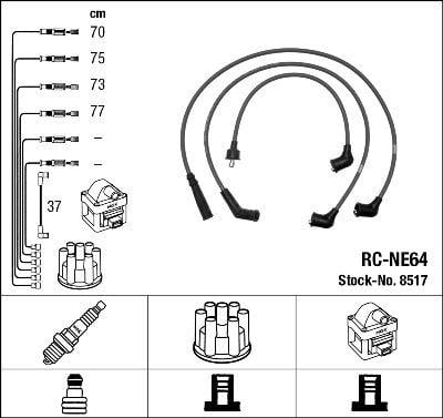 RC-NE64 ATEŞLEME KABLOSU