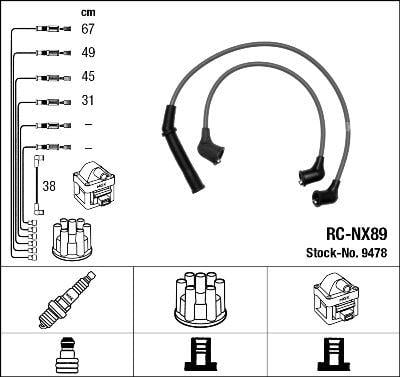 RC-NX89 ATEŞLEME KABLOSU