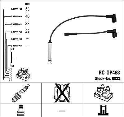 RC-OP463 ATEŞLEME KABLOSU