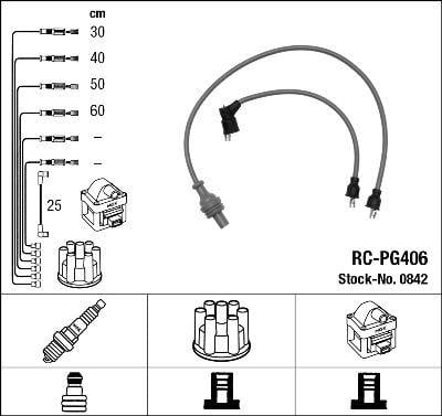 RC-PG406 ATEŞLEME KABLOSU