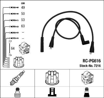 RC-PG616 ATEŞLEME KABLOSU