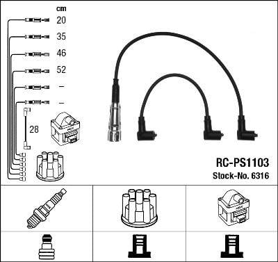 RC-PS1103 ATEŞLEME KABLOSU