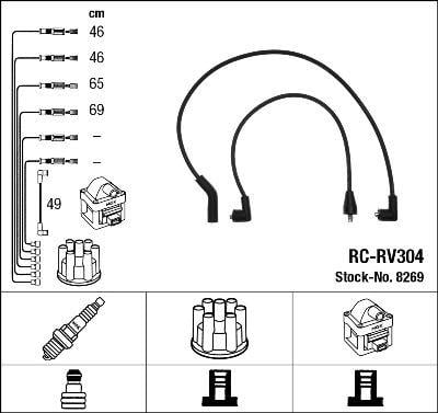 RC-RV304 ATEŞLEME KABLOSU