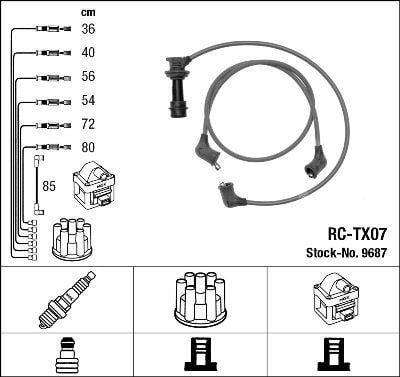 RC-TX07 ATEŞLEME KABLOSU