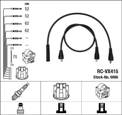 RC-VX415 ATEŞLEME KABLOSU