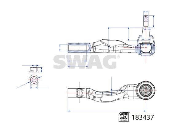 ROT BAŞI EMNİYET SOMUNLU BENTLEY FEBI 183437