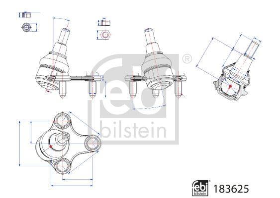 ROTİL ALT SOL FORD CONNECT 22> VW CADDY 22>
