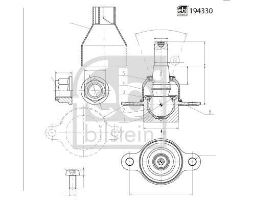 ROTİL FORD CAR FORD MOTOR COMPANY FORD US TRANSİT V 14 4X4 TRANSİT V 14 FWD TRANSİT V 14 RWD T RANSİT V CUSTOM 12 FWD