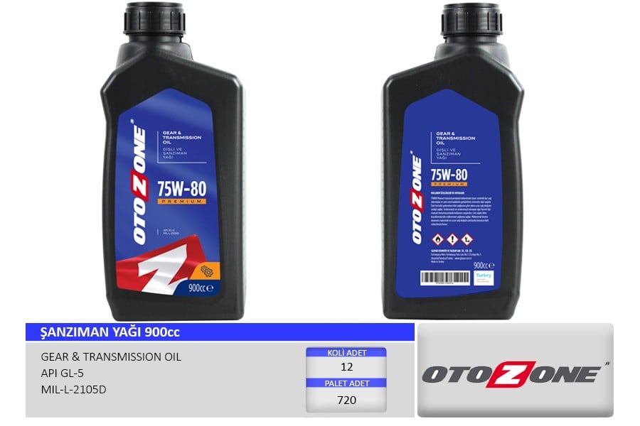 ŞANZIMAN YAĞI 75W-80 900CC