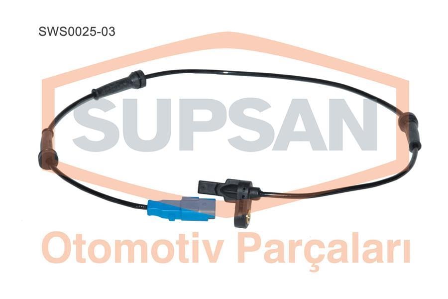 SENSÖR ABS PEUGEOT 206 - 206 1.4İ TU3JP - 1.4HDİ DV4TD - 1.4 16V ET3J4 - 1.6 16V TU5JP4 - 1