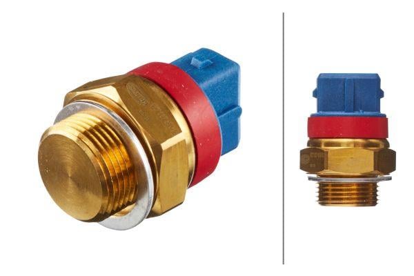 SICAKLIK ŞALTERİ. RADYATÖR FANI.12V.KIRMIZI.3-KUTUPLU.CİTRO N/FERRARİ/FİAT/LANCİA/PEUGEOT
