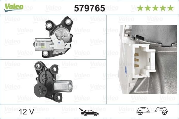 SİLECEK MOTORU ARKA CITROEN Berlingo 08 > ; PEUGEOT Partner 08 >