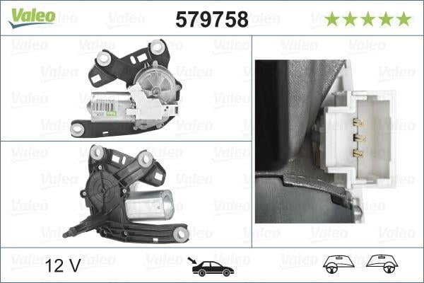 SİLECEK MOTORU ARKA CITROEN Berlingo 08> ; PEUGEOT Partner 08>