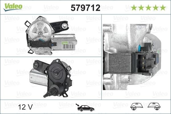 SİLECEK MOTORU ARKA CITROEN C1 05 > ; PEUGEOT 10 7 05 > ; TOYOTA Aygo 05 >