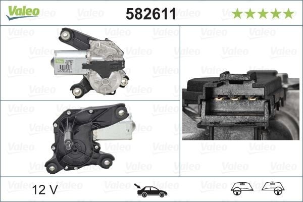 SİLECEK MOTORU ARKA OPEL CORSA C-COMBO C F08-F68 MERIVA A MPV X03 ASTRA G-ZAFIRA A SW