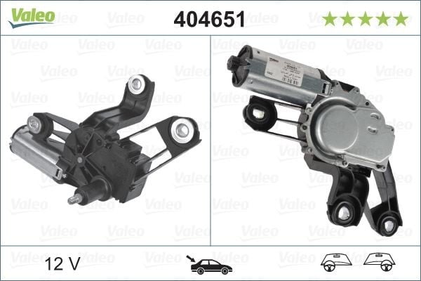 SİLECEK MOTORU ARKA SKODA FABIA 99-07