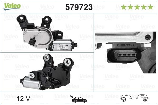 SİLECEK MOTORU ARKA VW TOUAREG II II SİLECEK MOTORU BİNEK