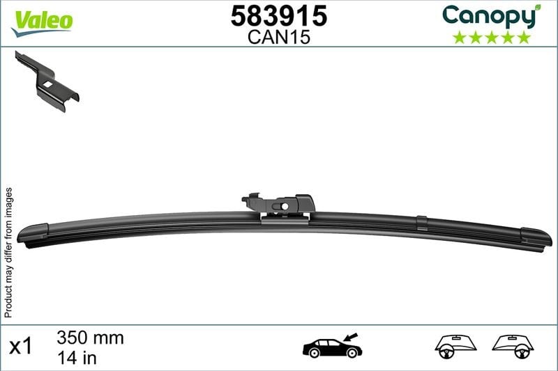 SİLECEK SÜPÜRGESİ 350 mm CANOPY