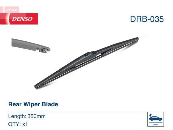 SİLECEK SÜPÜRGESİ 35cm X1 ARKA SIRION RIO II 05-11 JUSTY IV H-1 Cargo COROLLA COLT VI 04-12