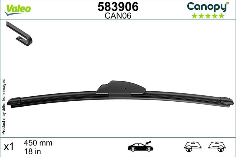 SİLECEK SÜPÜRGESİ 450 mm CANOPY
