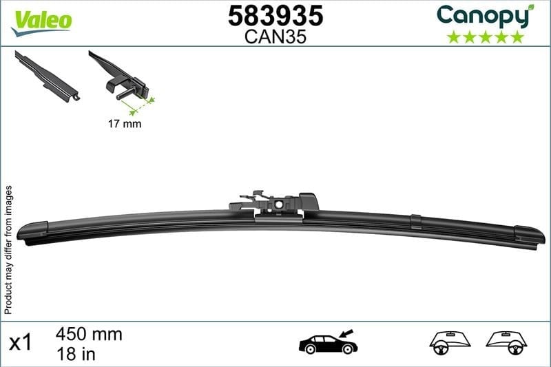 SİLECEK SÜPÜRGESİ 450 mm CANOPY