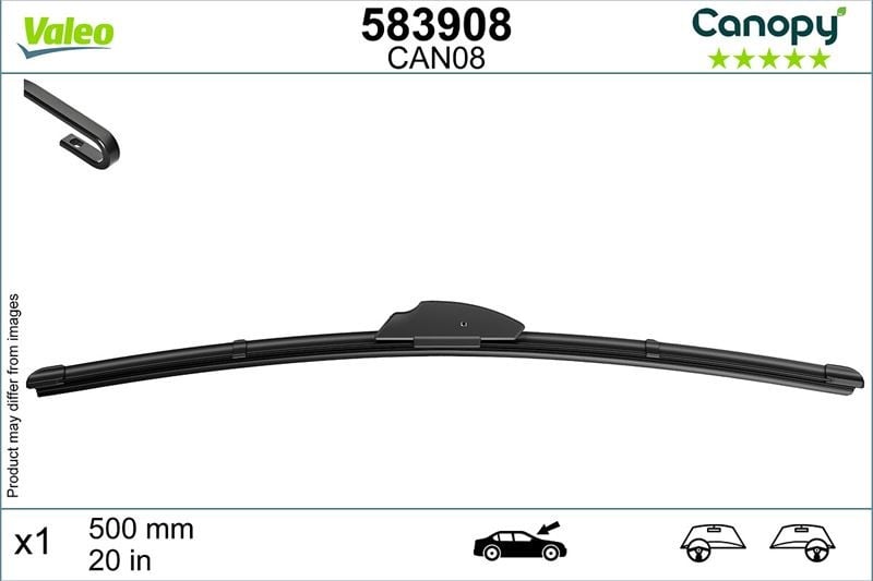 SİLECEK SÜPÜRGESİ 500 mm CANOPY