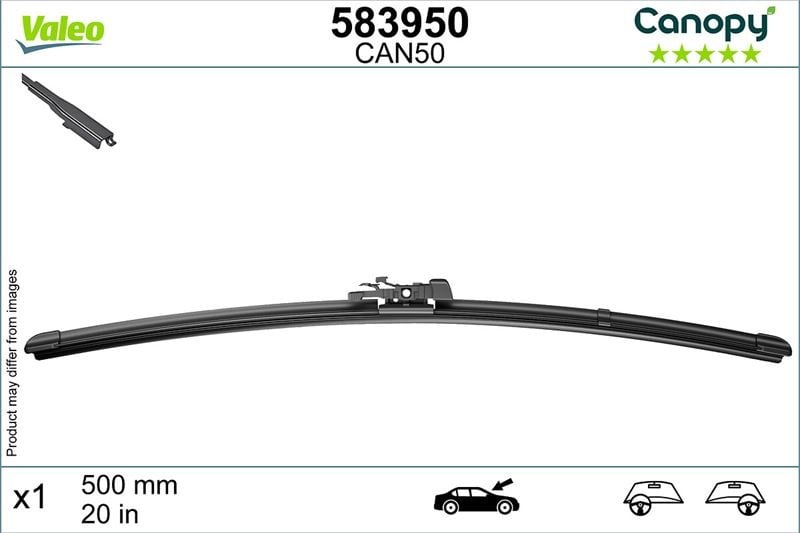 SİLECEK SÜPÜRGESİ 500 mm CANOPY