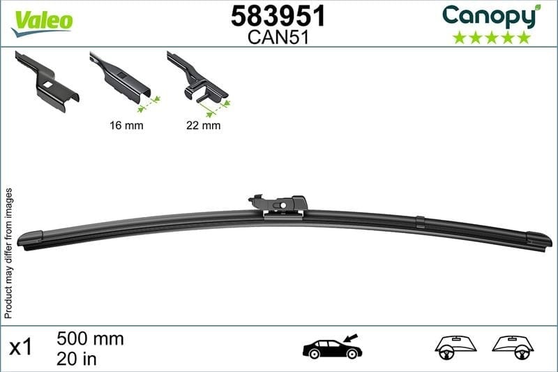 SİLECEK SÜPÜRGESİ 500 mm CANOPY