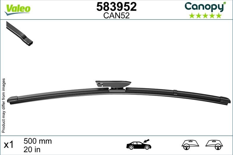 SİLECEK SÜPÜRGESİ 500 mm CANOPY