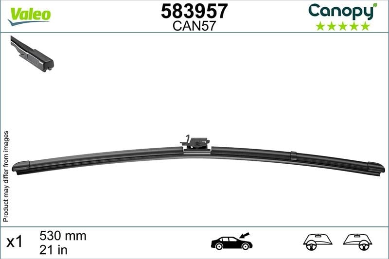 SİLECEK SÜPÜRGESİ 530 mm CANOPY