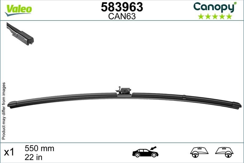 SİLECEK SÜPÜRGESİ 550 mm CANOPY
