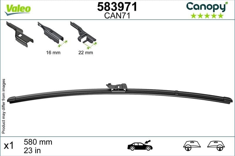 SİLECEK SÜPÜRGESİ 580 mm CANOPY