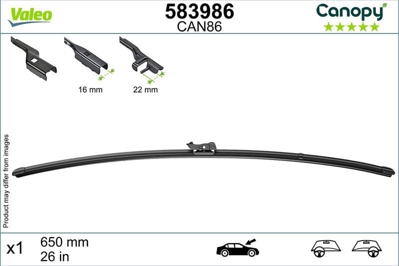 SİLECEK SÜPÜRGESİ 650 mm CANOPY