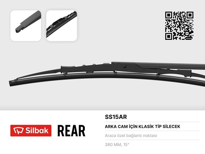 SİLECEK SÜPÜRGESİ ARKA 380mm FORD FOCUS II 07/04>01/06