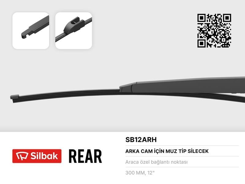 SİLECEK SÜPÜRGESİ ARKA MUZ TİPİ 300MM KIA NİRO 10/16>