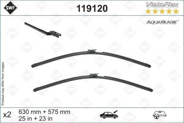 SILECEK SUPURGESI TAKIMI 630mm / 575mm MERCEDES S-CLASS W222 14> ISITMALI SWF