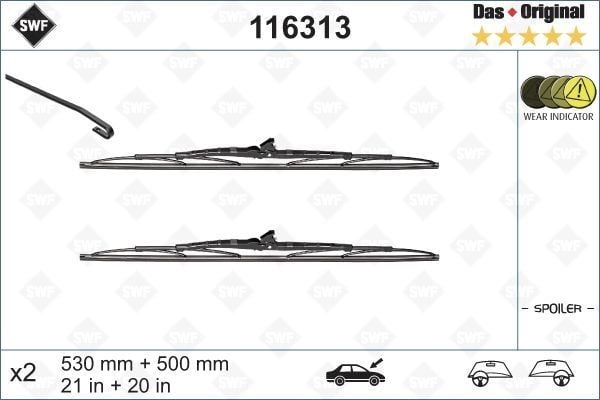 SİLECEK SWF 53 50 X2 ST YT BMW E36 VOLVO S40 95-04 A4 MONDEO 93-00 SAAB 9.3 900