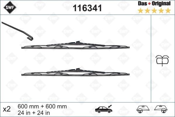 SİLECEK SWF 60 60cm SPOİLERLİ MOVANO-MASTER