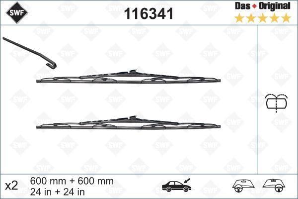 SİLECEK SWF 60 60cm SPOİLERLİ MOVANO-MASTER