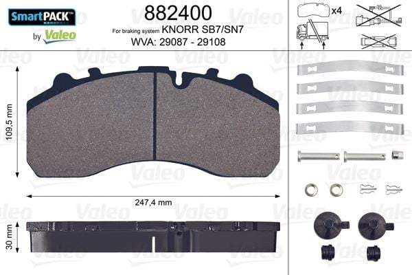 SMARTPACK PADS STRALISTGAATEGO PGR