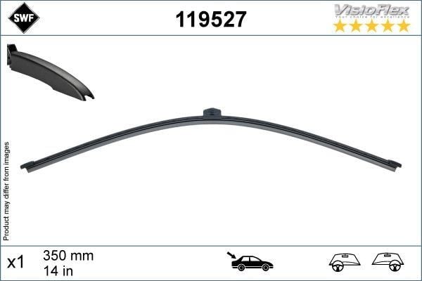 SWF VisioFlex Flat Blade X1 340 mm ARKA AUDI A3. BMW X1. VW Touareg