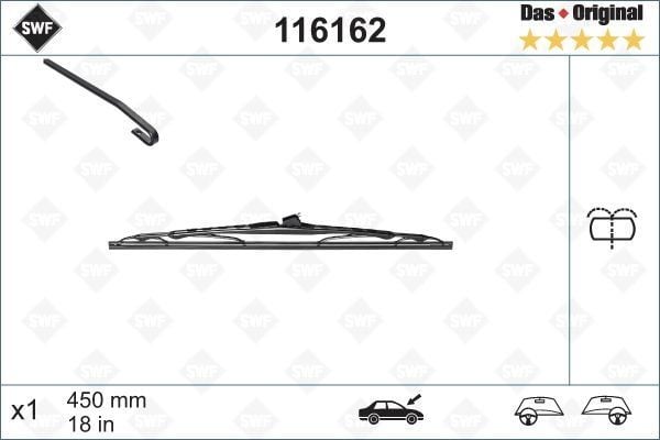 SWF X1 450 MM MULTI SWF KONVANSİYONEL TİP SİLECEK BİNEK