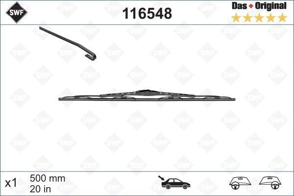 SWF X1 500 mm ARKA FORD FIESTA 4