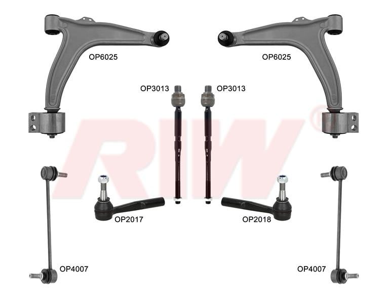 TAMİR KİTİ FIAT-CROMA-194 2005-2011 OPEL-SIGNUM-Z03 2003-2008 OPEL-VECTRA-C 2002-2008 SAAB-9-3-YS3F 2002-2009 VAUXHALL-VECTRA-C 2002-2008
