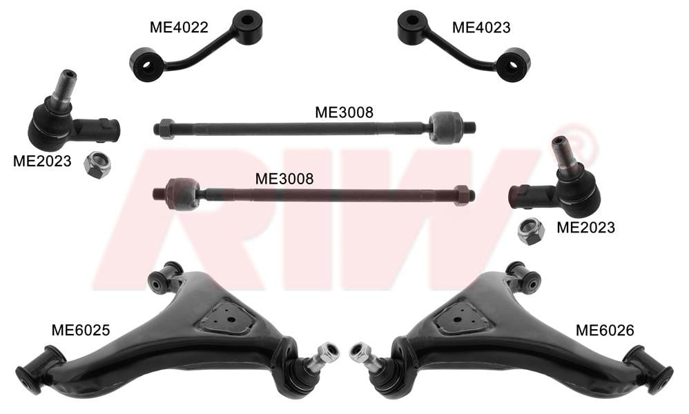 TAMİR KİTİ ÖN DODGE-SPRINTER 2500-W901 W902 W903 1995-2006 DODGE-SPRINTER 3500-W901 W902 W903 1995-2 006 MERCEDES-SPRINTER-W901 W902 W903 1995-2006 VOLKSWAGEN-LT-II 1996-2006
